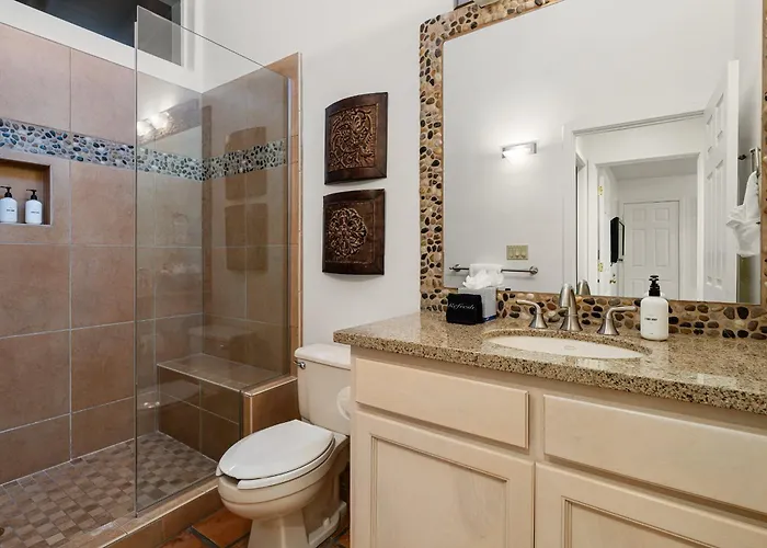 Santa Fe-style Escape In The Boulders Pool Hot Tub Access Covered Patios Grill *