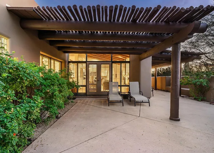 Santa Fe-style Escape In The Boulders Pool Hot Tub Access Covered Patios Grill *