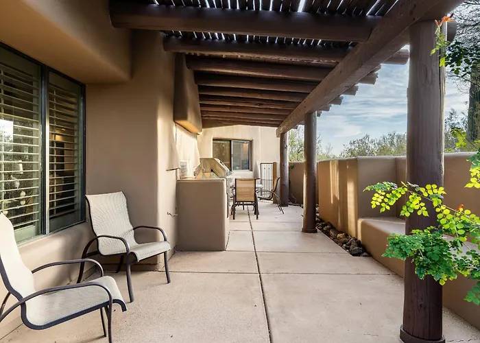 Santa Fe-style Escape In The Boulders Pool Hot Tub Access Covered Patios Grill Holiday home