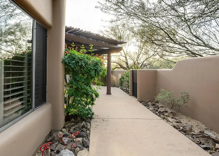 Santa Fe-style Escape In The Boulders Pool Hot Tub Access Covered Patios Grill *